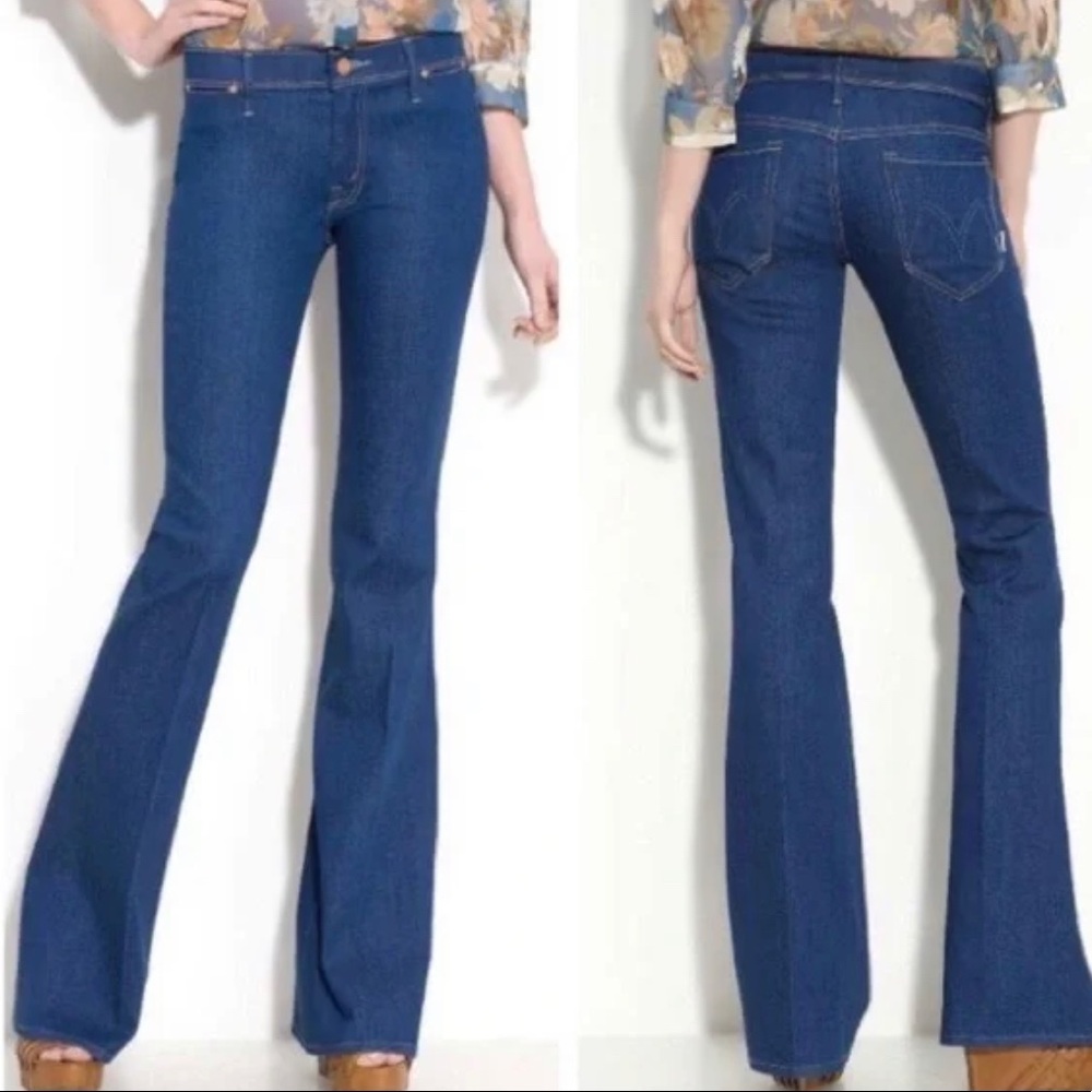 MOTHER Curfew Jeans in Flashback Wash, Size 25